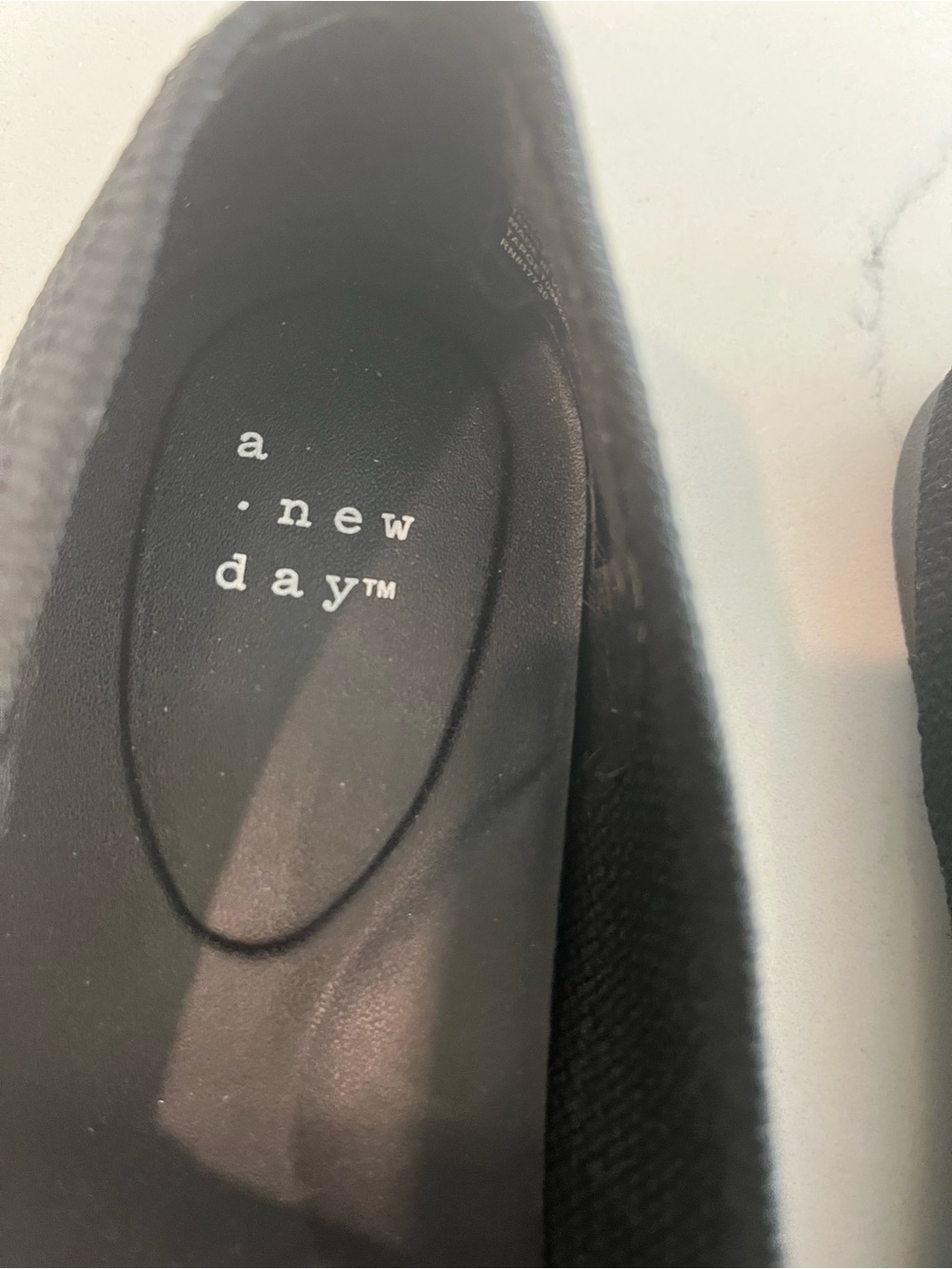 a.new day Black Knit Mary Jane Flats with Elastic Strap - Picture 2 of 6